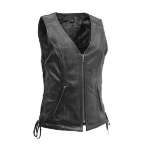 Women Leather Vest