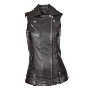 Women Leather Vest