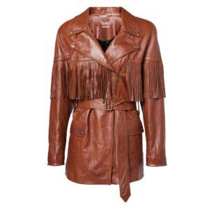Fringe Leather Jacket