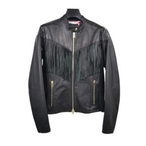 Fringe Leather Jacket